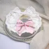 Cachecol de Saliva para Pet Gato e Cachorro Cachecol de Pescoço Babador Decorativo de Renda Cachecol de Princesa para Gato Cachecol de Saliva Cachorro Grande Filhote