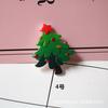 Accesorios de decoración navideña de bricolaje, Papá Noel, muñeco de nieve, muletas, accesorios para el cabello para niños, pegatinas para refrigerador, zapatos, sombreros, material de decoración