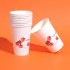 Vasos de papel personalizados extra gruesos, engrosados para uso comercial, de oficina y doméstico, vasos publicitarios con impresión de logotipo, al por mayor por caja, grado alimenticio, Huizhou