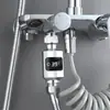 Termómetro de Ducha Impermeable Desmontable LED con Pantalla en Tiempo Real para Bebés, Ancianos, Mujeres Embarazadas