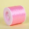 Hilo elástico plano de 0.8 mm 500 m cuentas de Buda Cristal hilo de rollo grande hecho a mano DIY pulsera de cuentas material de hilo de spandex