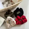 Diadema de Terciopelo para el Pelo Pequeño Intestino para Otoño e Invierno para Mujeres, Alta Elasticidad y Durabilidad, Cuerda para el Pelo de Cola de Caballo Baja, Estilo Coreano Cuerda Dulce para el Pelo Bola