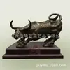 Toro de Wall Street Escritorio Toro de Wall Street Latón Cobre Toro Cobre Puro Adorno Adorno de Inauguración Regalo de Celebración Adorno de Listado