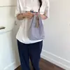 Bolsa de Lona Verão Novo Estilo Bolsa de Lona Xadrez Colorida Estilo Coreano Ins Fresca e Artística Simples Bolsa de Mão Feminina