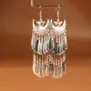Pendientes de Pavo Real para Minorías Étnicas, Regalos Retro de Plata Miao Estilo Étnico, Accesorios de Pendientes Vintage de Imitación Plata
