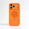 Aplicável para Capa de Celular de Silicone Líquido para iPhone 18 Pro Max com Anel Magnético, Capa Protetora de Cobertura Total com Furo Preciso para Apple 17