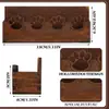 Caja de Almacenamiento de Menú de Tarjetas de Presentación de Madera Mostrador de Recepción Restaurante Oficina Base de Almacenamiento de Notas de Tarjetas de Presentación Estante de Almacenamiento de Madera Recortado