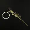 Cs Animação Jogo Periférico Armas Modelo de Arma de Fogo de Metal Arma 9cm Chaveiro de Metal Pingente Criativo Mais Vendido