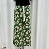 Calças de pijama de seda de algodão feminino verão rayon fino calças retas plus size calças de ar condicionado doméstico Calças de proteção solar de praia de celebridades da Internet