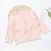 Camiseta de Aire Acondicionado para Niñas, Top Delgado de Seda de Hielo de Verano, Cárdigan para Bebé, Chaqueta de Manga Larga para Niños para Primavera y Otoño, Suéter de Punto