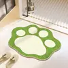 Alfombra de Baño con Forma de Oso Lindo, Falso Cachemir, Absorbente de Agua, Antideslizante, Elimina Polvo, Engrosada, Duradera, Fácil de Cuidar