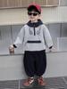9734 Conjunto de Sudadera con Capucha de Otoño para Niños 2026 Nuevo Elegante Conjunto de Dos Piezas de Otoño para Niños Ropa de Moda para Niños