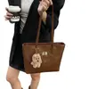 Bolsa Popular de Grande Capacidade para Mulheres 2025 Novo Estilo Simples e Versátil Bolsa de Ombro de Axila Bolsa Tote Casual para Trabalho e Dia a Dia