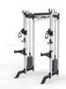 Rack de Entrenamiento Completo, Máquina Smith, Jaula de Potencia, Equipo de Fitness, Rack para Press de Banca, Rack para Sentadillas, Barra de Dominadas, Rack para Sentadillas