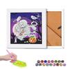 Porta-copos DIY de Pintura de Diamante de Cristal de Halloween Personalizado Transfronteiriço, Ímã de Geladeira de Strass, Pingente Pendurado Totalmente Diamantado, Decoração de Parede
