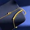 Acessórios Europeus e Americanos Estilosos e Exquisitos em Estoque Forma Geométrica Hexagonal de Favo de Mel Colar de Diamante Brilhante