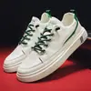 Zapatos Blancos de Moda para Nuevos Estudiantes 2024 para Hombre Primavera y Otoño Combinan con Todo Tenis Casuales de Piel Zapatos Coreanos para Hombre