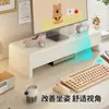 Soporte elevador de computadora de madera maciza, elevador de monitor de escritorio, organizador de estación de trabajo, base de soporte, dispositivo de soporte de pantalla