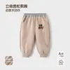 Pantalones de PP para bebé, pantalones de trasero para niño, pantalones con puño para usar afuera, pantalones largos cálidos de dibujos animados para primavera y otoño, estilo nuevo