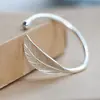 Moda coreana personalizado hecho a mano literario hojas pulsera de hoja grande