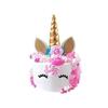 Forma de Flor de Unicornio de Pony Fiesta de Cumpleaños Tela Inserto para Pastel Color Completo Listo para Usar Popular Transfronterizo Suministros para Fiestas