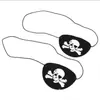 Máscara de Pirata de Fieltro al por Mayor Máscara de Ojo de Dragón Tuerto Calavera Accesorios de Disfraz de Halloween Máscara de Mascarada