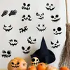 Nuevo Estilo Garra de Expresión Pegatinas de Pared para Fiesta de Halloween Dormitorio Sala de Estar Decoración de Calabaza Pegatinas de Pared Autoadhesivas Pegatinas de Pared al por Mayor