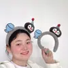 Fofo Criativo Pinguim Peixe Pelúcia Faixa de Cabeça Feminina Desenho Animado Fofo Foto Grampo de Cabelo Lavar o Rosto Cabelo Faixa de Cabeça Acessório de Cabeça Outono