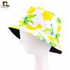 Chapéu de bacia para frutas com estampa dupla face chapéu de sol de verão chapéu de sol para viagens ao ar livre JDPM-46