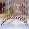 Cortina de Cuentas de Calabaza de Cristal Estilo Nuevo Cortina para Puerta Cortina Divisoria para Baño para Bloquear Vista de Puerta a Puerta Cocina Dormitorio Cortina Colgante Baño