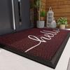Alfombrilla de suelo elástica king mejorada para entrada de casa, alfombra exterior para puerta, alfombrilla para puerta que quita tierra, alfombrilla de puerta antideslizante