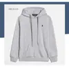 Superventas Transfronterizo Rl Marca de Moda Polo Lujo para Hombre Casual con Cremallera Color Sólido Bordado Logo de Caballo Sudadera con Capucha