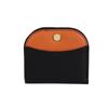 Cartera pequeña de estilo coreano para mujer, ultrafina, semicircular, para tarjetas, plegable, con múltiples ranuras para tarjetas y cierre de cremallera.
