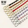 Bolso cruzado de un solo hombro versátil con cadena, bolso de moda para mujer, correa de cadena de cuero, correa de cordón para teléfono, correa de repuesto para bolso, accesorios de hardware