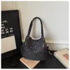 2026 Nova Bolsa de Ombro Moda Estrela Pontilhada Tendência Bolsa Transversal Casual Simples Cor Sólida Estilo Preguiçoso Bolsa para o Dia a Dia