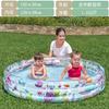 Piscina Inflable Intex para Niños Dinosaurio Doble Piscina Piña Sandía Piscina de Bolas Oceánicas Inflable Parque Acuático para Bebés Juguetes
