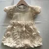 Vestido de Verano para Niña, Falda de Flores a la Moda, Vestido de Princesa Esponjoso Popular para Niños, Ropa de Verano para Niñas Pequeñas Verano