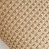 Papel de Parede Estilo Rattan Casa de Hóspedes Hotel Papel de Palha Papel de Parede Fundo de Papel de Parede Xadrez de Rattan Liso Decoração de Porta de Armário