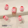 H211 Nuevo Dibujo Animado Resina Arte de Uñas Joyería al por Mayor Rojo de Internet Uñas Postizas Adorable Cúpula Domei Taladro de Uñas Diy Decoración