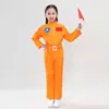 Traje Espacial Personalizável para Meninos e Meninas Fantasia Profissional para Role Playing Esportivo Fantasia de Astronauta Infantil