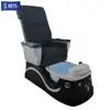 Sillón de uñas multifuncional con control eléctrico para uñas frontales y traseras, silla de tatuaje para uñas, silla de baño de pies SPA con luces de colores, masaje tipo surf