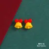 Dibujos Animados Mini Muñeco de Nieve Navideño Regalo Reno Accesorios de Resina DIY Pegamento de Crema Funda de Teléfono Móvil Pasador Material para Joyería