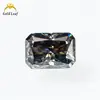 Moissanita Colorida de Pedra Preciosa Wuzhou Corte Radiante Irregular 1-3 Quilates Passou no Teste da Caneta Testadora de Diamante Conjunto em 18K