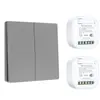 Control de Interruptor Wifi, Instalación Inalámbrica, Impermeable, Sin Batería, Panel de Control Remoto, Interruptor Inalámbrico Auto-Generador, Inteligente