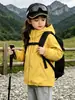 Chaqueta cortavientos para niña de doble cremallera de comercio exterior, nueva chaqueta elegante de otoño 2026, ropa infantil de moda, chaqueta de montañismo