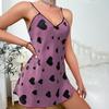 Pijama de seda helada de verano europeo y americano Denilyn, falda sexy para mujer, camisón de seda sintética sin espalda, falda de amor
