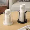 Estante de almacenamiento de vasos de papel para escritorio para tiendas de té de leche y cafeterías, dispensador de vasos desechables, estante de almacenamiento para dispensadores de agua de alta gama