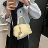 Bolsa Mensageiro para o Trabalho com Alça de Mão Bolsa Quadrada Pequena Simples Feminina Lançamento 2025 Estilo Coreano Moda Bolsa de Ombro Bolsa de Mão