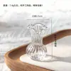 Flores de Vidro em Miniatura, Flores Artificiais Feitas à Mão de Vidro Zibo, Decorações de Buquê para o Dia das Mães, Enfeites para Mesa de Escritório