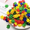 Acessórios de Joias Bordados em Cetim Vermelho, Amarelo e Verde Transfronteiriços Peças de Flor Pétala de Natal Acessórios DIY Decoração de Cenário